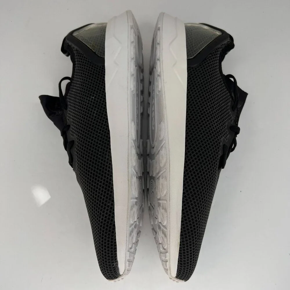 Adidas Mens Black ZX Flu Adv Asym Core Low Top Mesh Lace Up Size 11 Sneakers